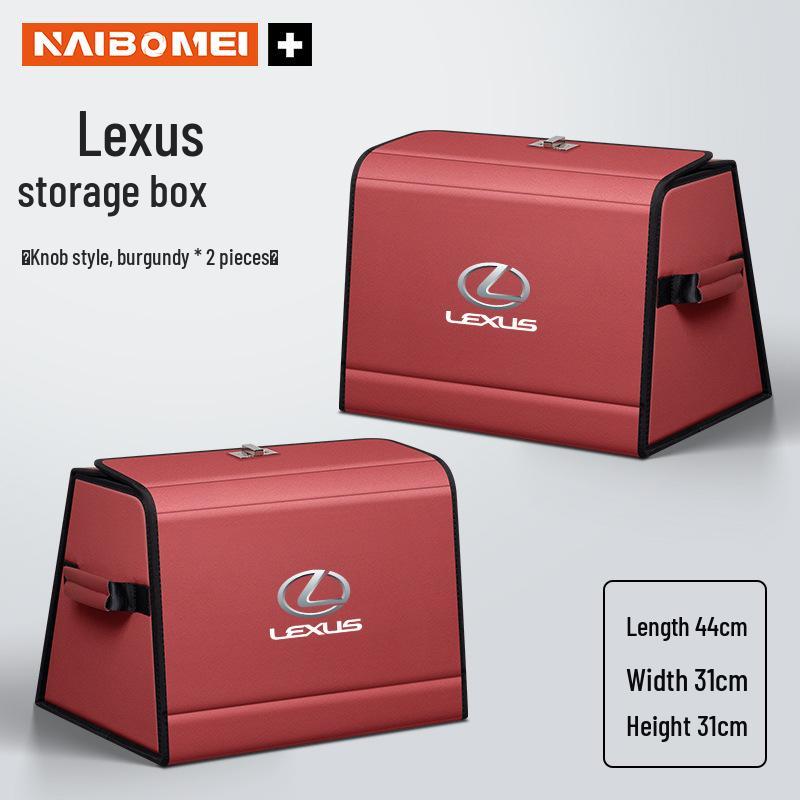 Pudełko do przechowywania w bagażniku samochodu Lexus dla modeli LS, ES, IS, RX, UX, NX, CT.