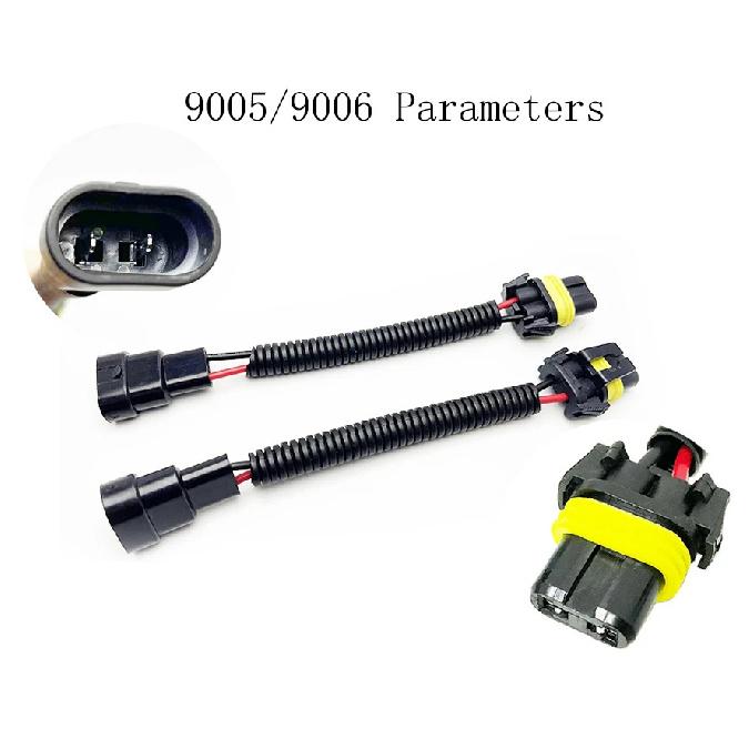 9005 HB3 9006 HB4 Female and Male Socket Adapters Wiring Harness For Headlights Fog Lamps Car Light Accessrios