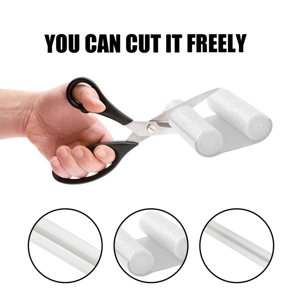 5PCS Door Draft Stopper Twin Weather Stripping Noise Blocker Adjustable Draft Stoppers Blocker Gap Stoppers Entry Door Draft Guard, Blocks Dust Wind