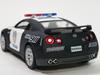KiNSMART 2009 Nissan R35 Police Edition Scale Metal Model Toy Car with Action GT-R 5-inch 136 Die-Cast Pull-Back