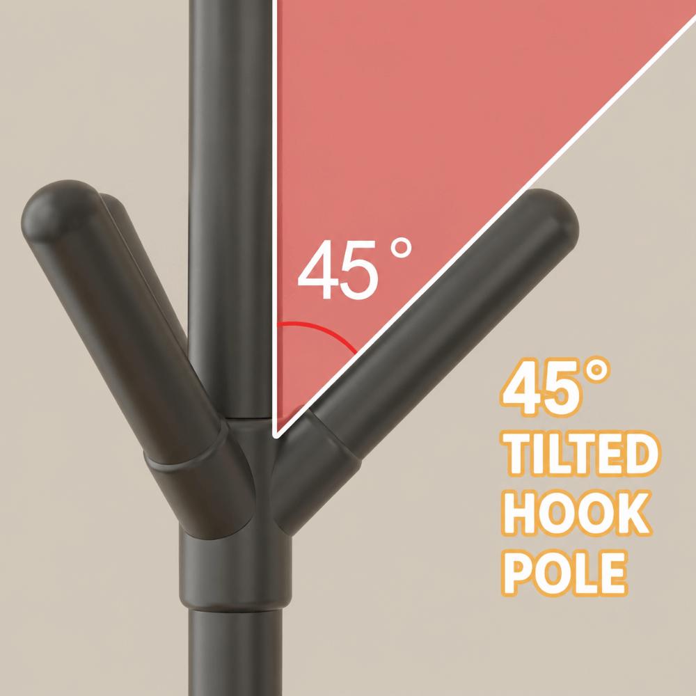 Household Coat Hanger Freestanding Coat Hanger Stand Simple Clothes Rack For Hall & Living Room