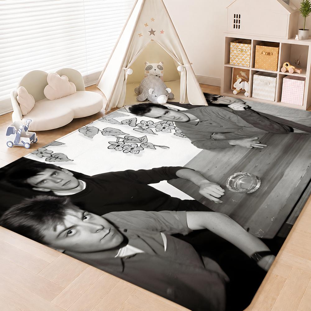 Rock Band The Smiths Retro Floor Mat Floor Mat Soft Flannel Non-Slip Door  Rug for Living Room