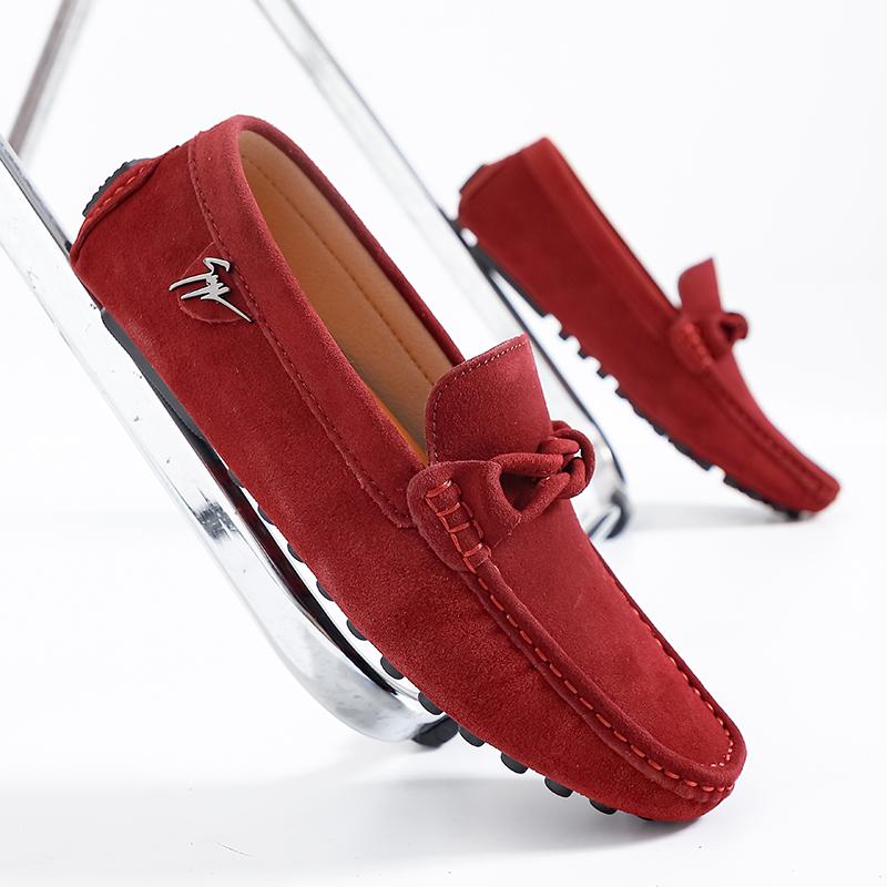 Fashion Suede Leather Men's Loafers New Summer Driving Flats Stylish Style Man Casual Shoes Fashion Outdoor Lazy Shoes Comfy Moccasins