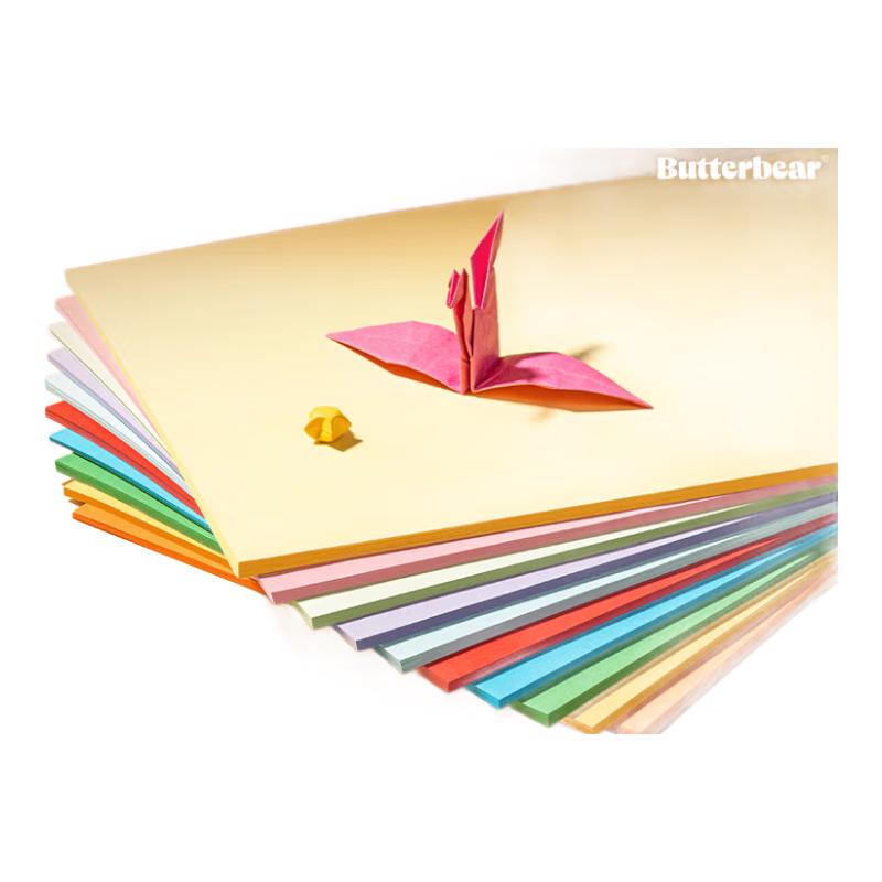 Deli Butter Bear A4 10-Color 70g DIY Craft Paper 10 Colors A4 70g 100 Sheets