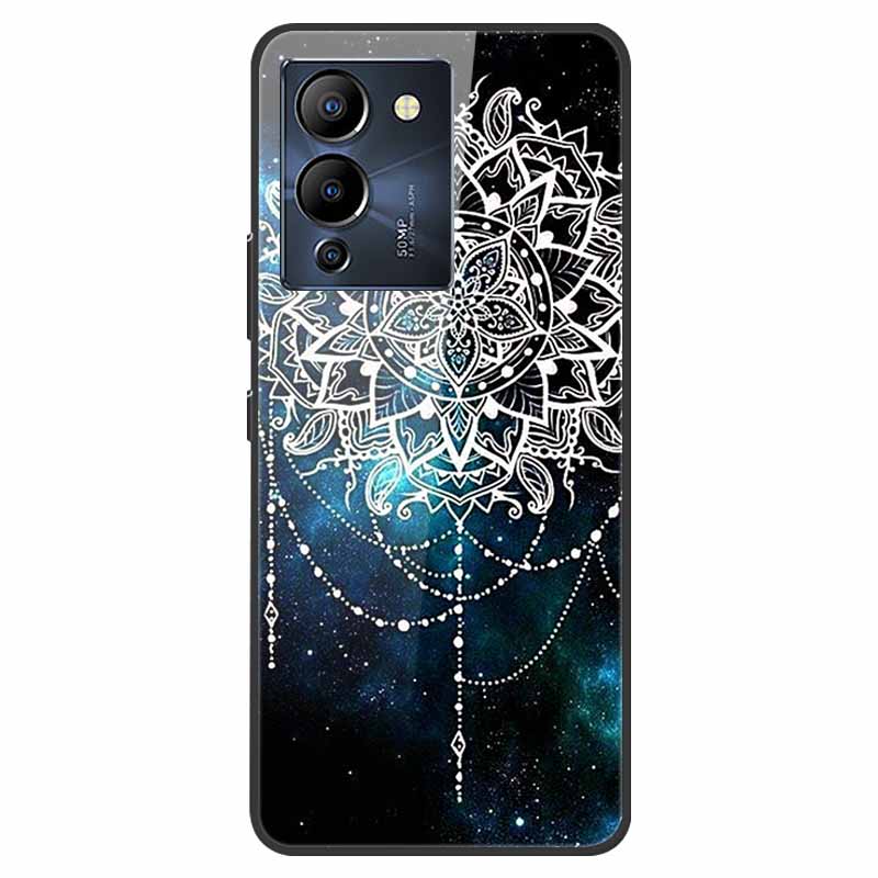 For Infinix Note 12 G96 Case X670 Marble Tempered Glass Hard Back Cover for Infinix Note12 Helio G96 Phone Cases 6.7'' Fundas
