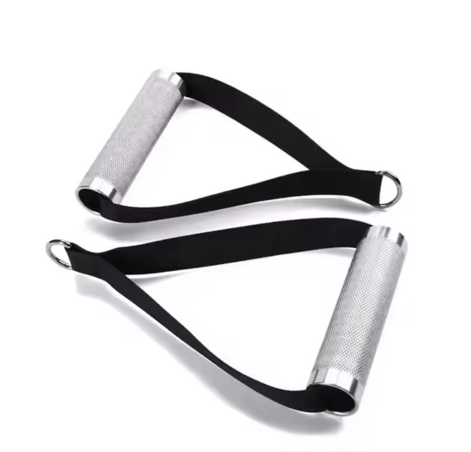 Oem Heavy Duty Comfortable Sturdy Exercise Handle Grips Attachment Aluminum Gym Handles For Cable Machine Resistance Bands