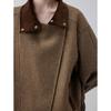 ELLE Women's Oversized Patchwork Short Jacket
