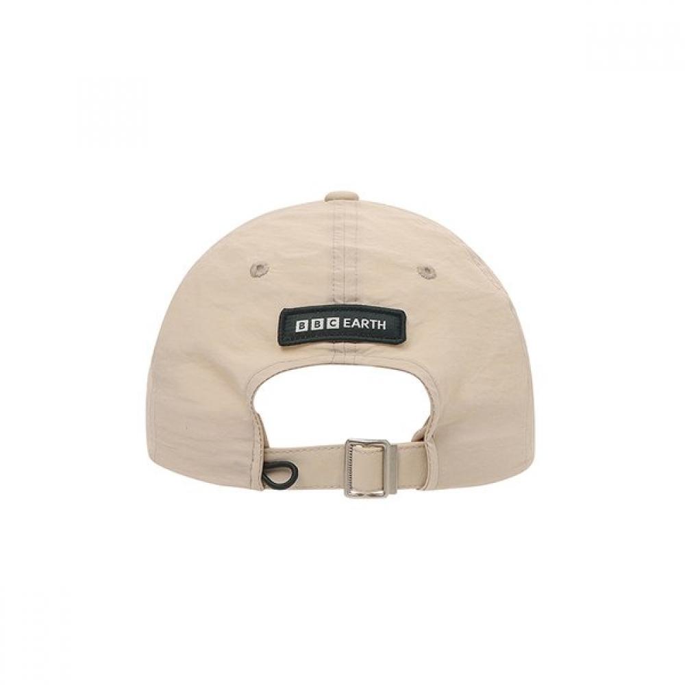 Bbc Earth Convertible Embroidered Cap  Light Beige 