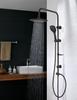 Wall-Mounted Rainfall Shower Column with Hand Shower
