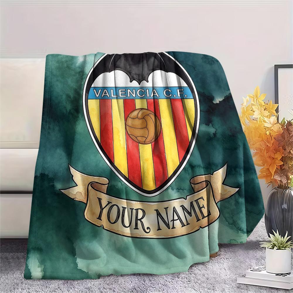 Custom Name Valencia CF2 Flannel Blanket, High quality Comfortable for All Seasons, Home Decor, Warmth and Comfort