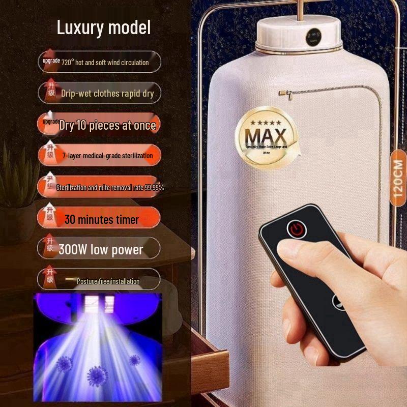 Smart German Dryer: Foldable, Fast Heating, Dual-Speed, Constant Temp, Sterilization & Mite Removal for Home & Dorm Direct From Manufacturer