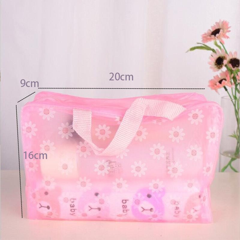 Large Capacity Floral Waterproof Makeup Bag Toiletries And Shower Supplies Storage Bag