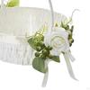 Flower Girl Basket Bridesmaid Lace Container Portable Wedding Baskets for Banquet,