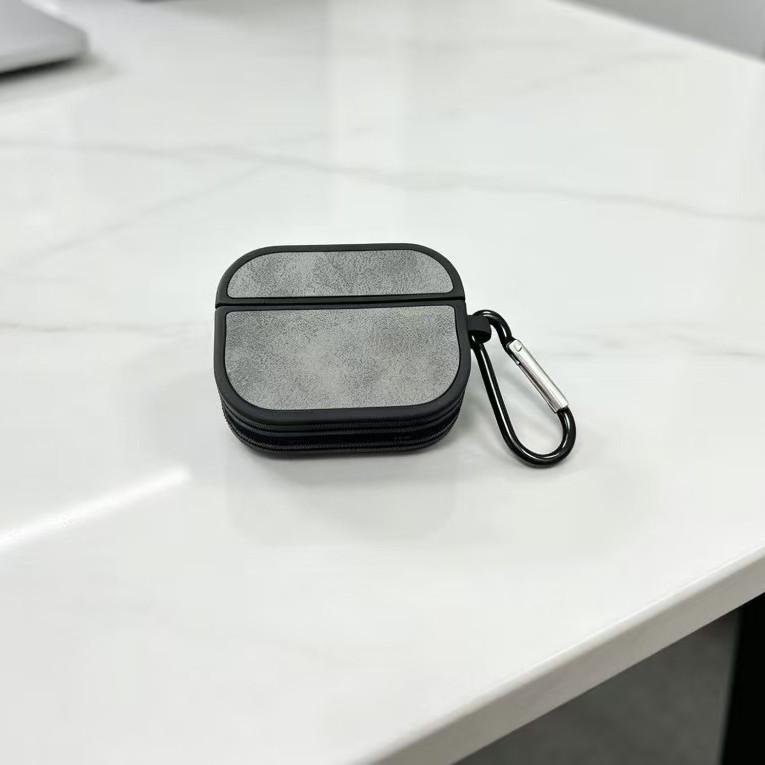 Fur sticker leather earphone case for apple earphone cover AirPods 1 earphone protective case AirPods pro1