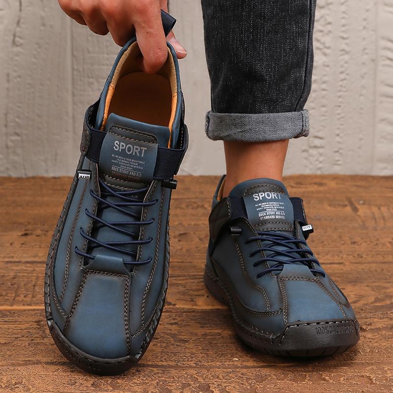Fashion Brand Men's Flat Bottomed Outdoor Sports Lightweight Loafers Soft Sole Breathable New Casual Walking High-quality Driving Shoes