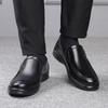 Scarpe Casual Slip-On da Uomo in Vera Pelle 2025 - Suola Morbida, Antiscivolo, Traspiranti per Mezza Età e Anziani