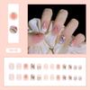French Bow Press-On Student Nails: Handmade Short, Gentle Daily Wear