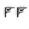 Shelf Bracket Decorative L Matte Black Brackets for Craftspeople, Homeowners, Living Room,