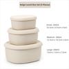 New Food Grade Silicone Lunch Box with Lid 200/300/600ML Microwave Oven Lunch Box Leak Proof Heat Resistant Storage Box Picnic