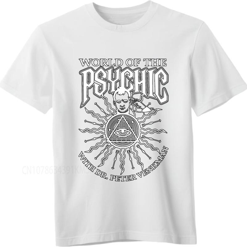 Oversized summer Unisex t shirt World Of The Psychic With Dr Peter Venkman Short Sleeve Comfortable Crew Neck Tee shirt