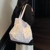 Women Tote Bag Floral Print Large Capacity Shoulder Bag