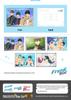 Chao Key Wan Boys' Swimming Club Anime Postcard Set 2D Merchandise