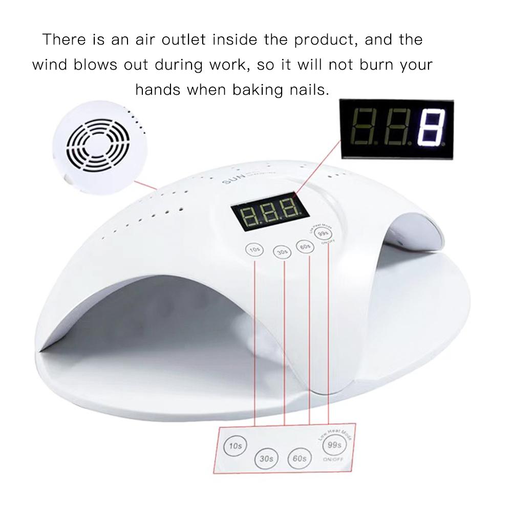 2-In-1 Fungal Nail Laser Device Repair Fast Toe Nail Fungus Onychomycosis Removes 48W Led UV Gel Polish Drying Lamp Machine US