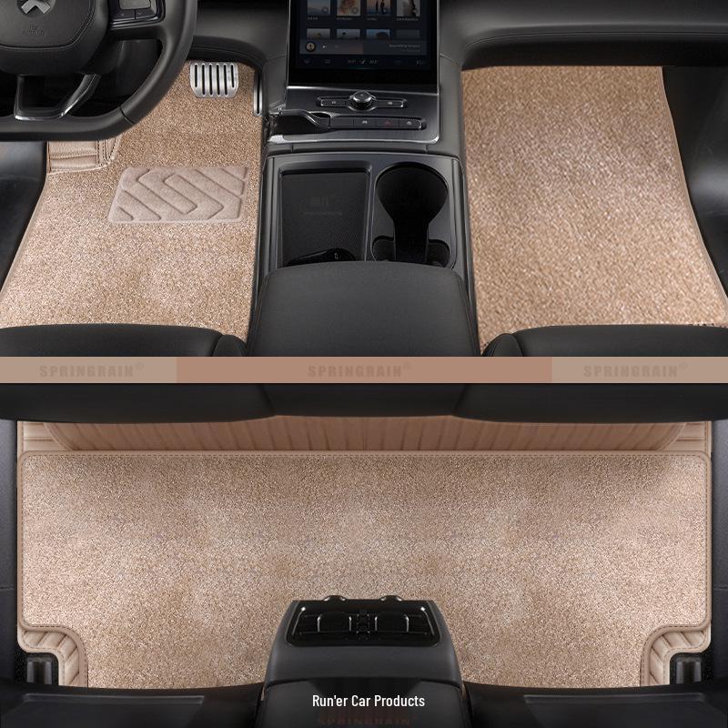 NIO ES6, ES8, EC6, ET7, ET5 Car Floor Mats - Full Surround Genuine Leather for Six or Seven-Seaters