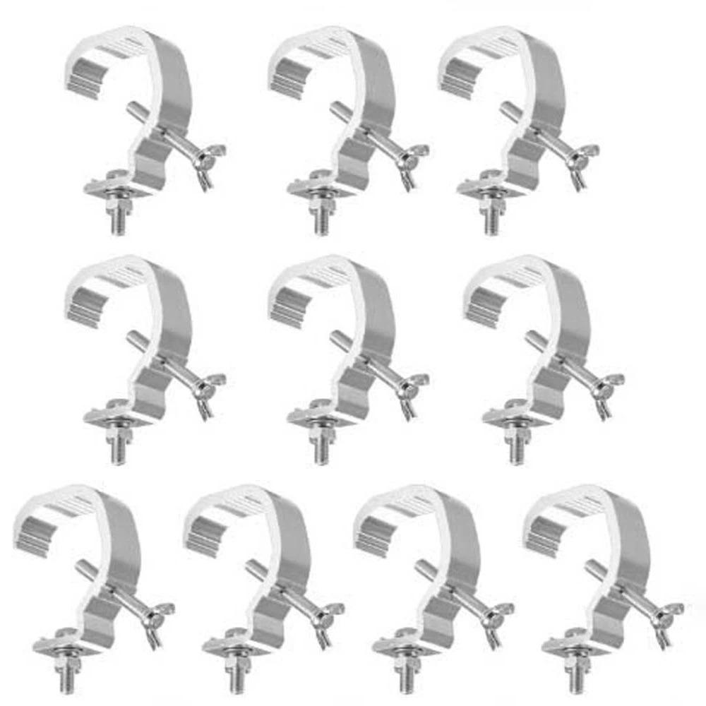 

10pcs Stage Lights Hangings Light Hook Aluminum Zinc Zinc Alloy C Lamp Hooks Stage Lights Clamps Bar 10PCS/SET