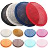 Women Sinamay Cocktail Hat Fascinator Round Base Millinery DIY Craft Accessory
