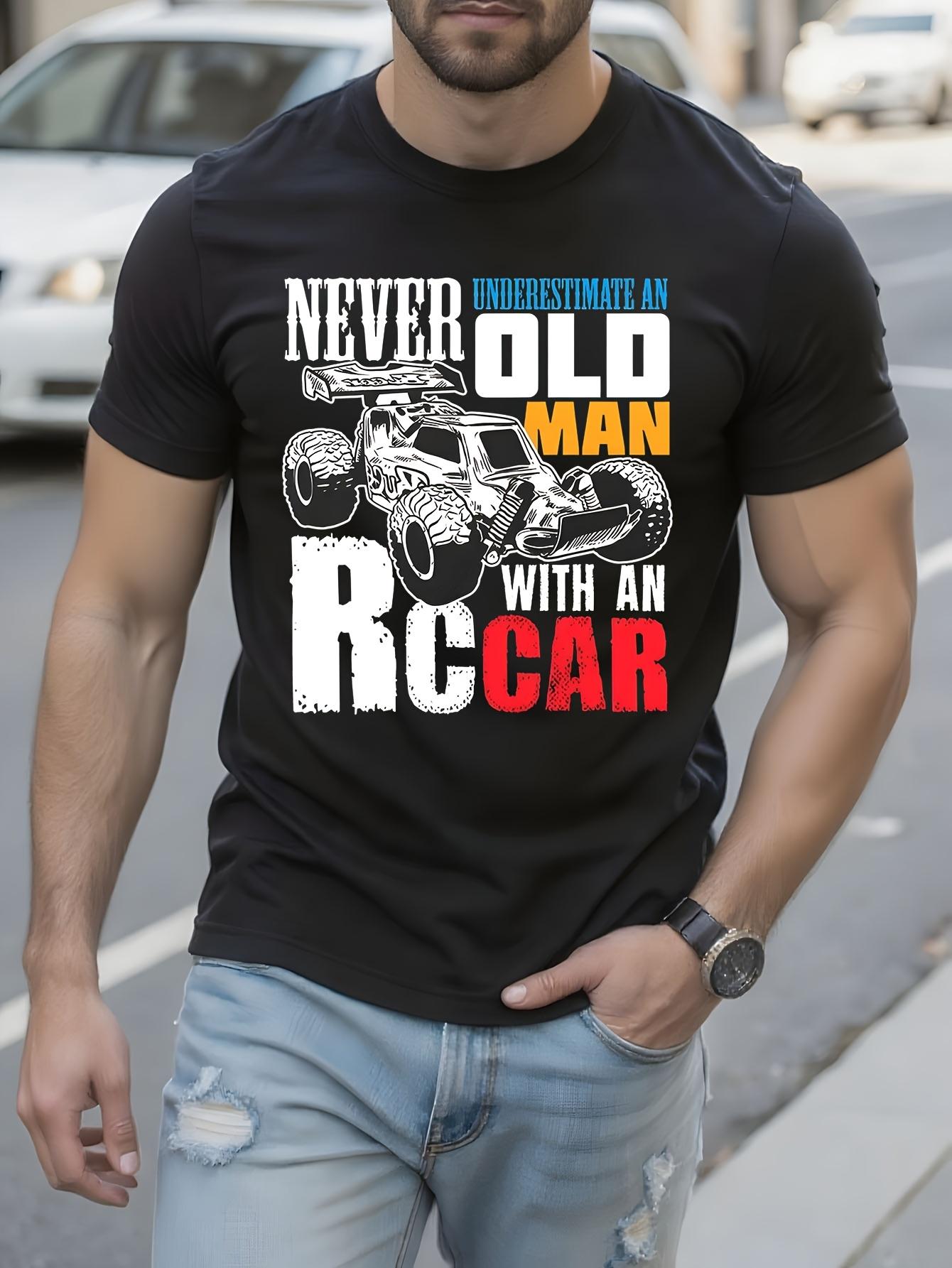 RC Car Racing Graphic Tshirt Graphic Tshirt - Never Under... XL