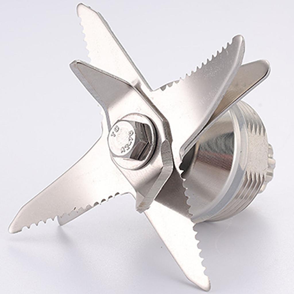 8 Blade Blender Replacement Stainless Steel Blades Smooth Blending Use Spare Part Metal Texture for Multiple Models