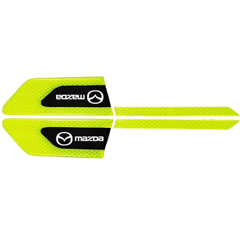 (SHAN) Mazda Reflective Sticker, Car Reflector, Car Sticker Tape, Car mazda жёлтый