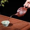 Chinese Style Teapot Hand Made Tea Pot, Yixing Raw Ore, Purple Sand, Kung Fu Teaware for Puer Tea Making, Classic, 280ml