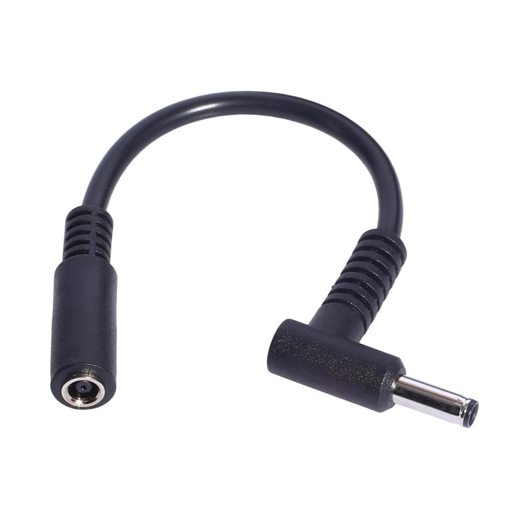 Short 15cm 4.5x3.0mm Female To Male Tip Power Cable 90 Degree Angled Connector Cord Laptop Extension Wire for Laptop