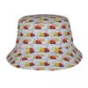 Custom Lightning McQueen Cars Bucket Hat for Unisex Women Printed Cartoon Summer Travel Beach Outdoor Camping Cap