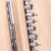 3/8 Inch Socket Storage Rack Stainless Steel With 8/10/11 Clips Socket Storage Rack For Storing Loose Socket Rail
