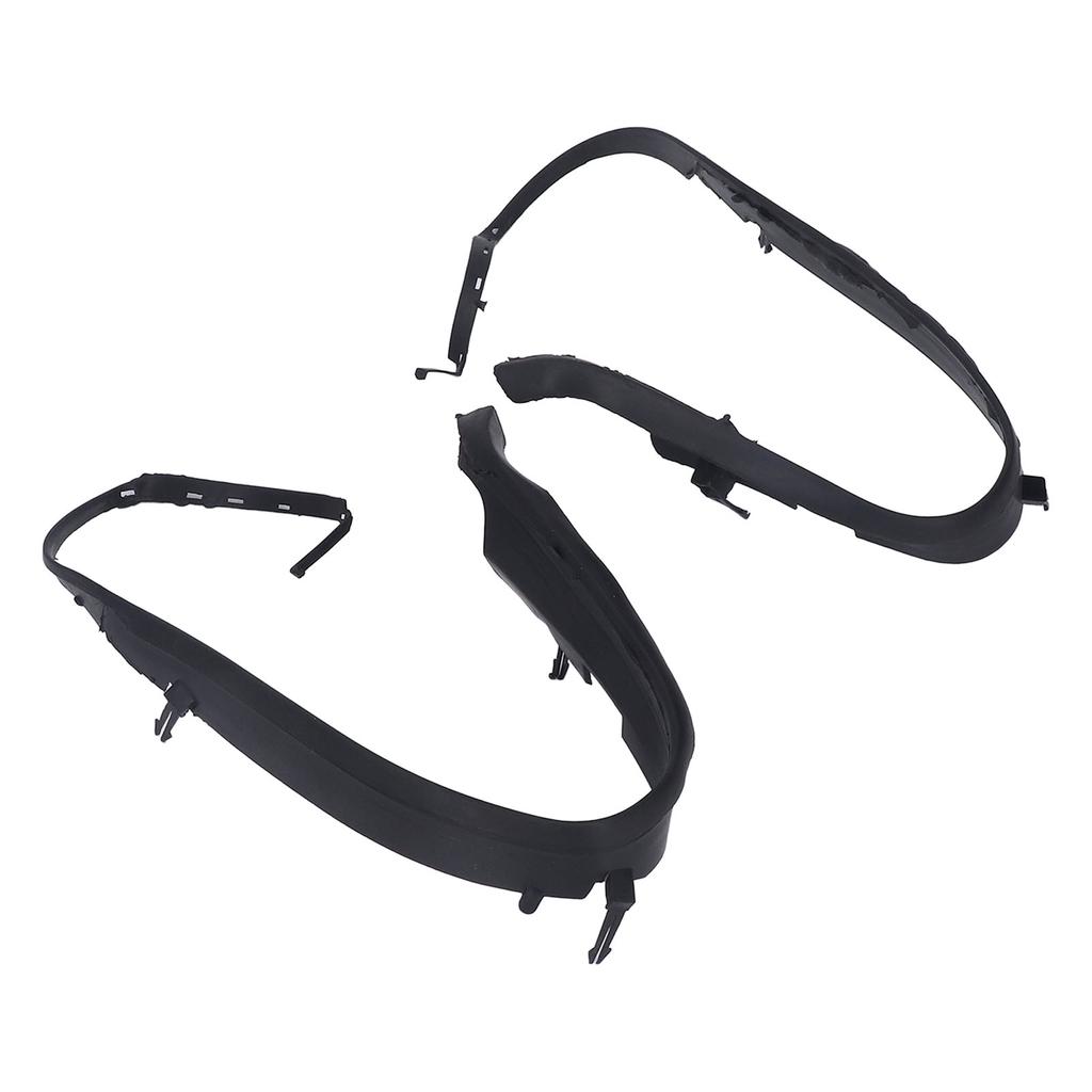 Pair Front Headlight Seal Trim Decoration 4B0941191A Left Right Rubber Replacement for A6 C5 2002‑2005 Facelift