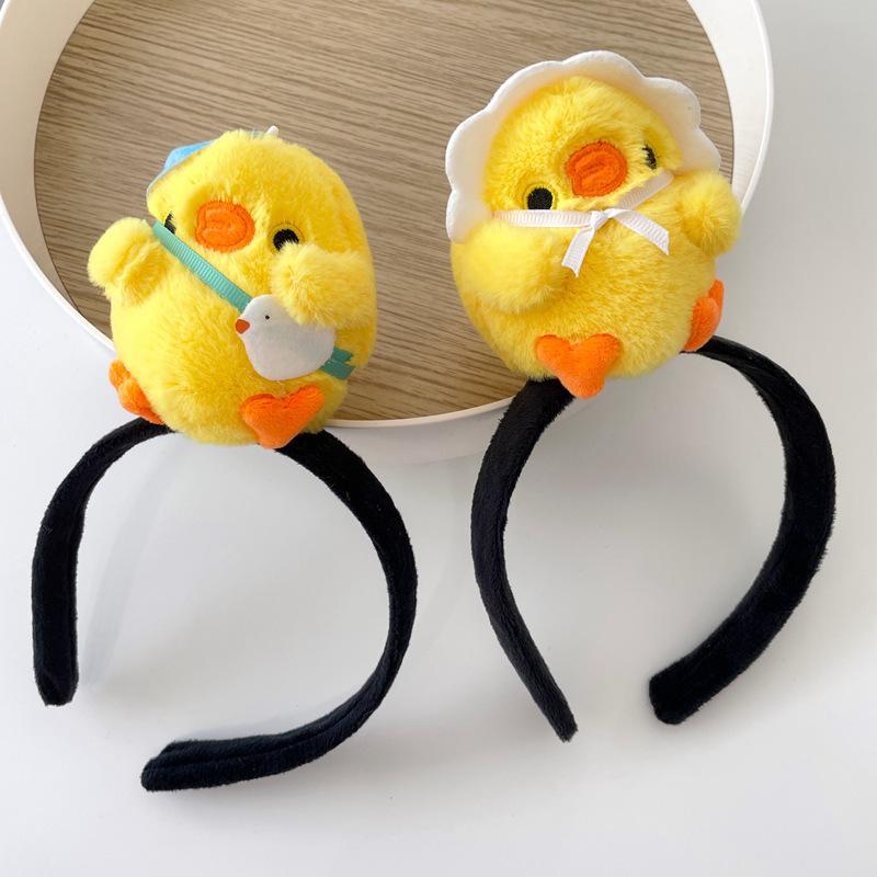 Adorable Chick Plush Headband for Kids and Adults - Perfect for Photos and Performances