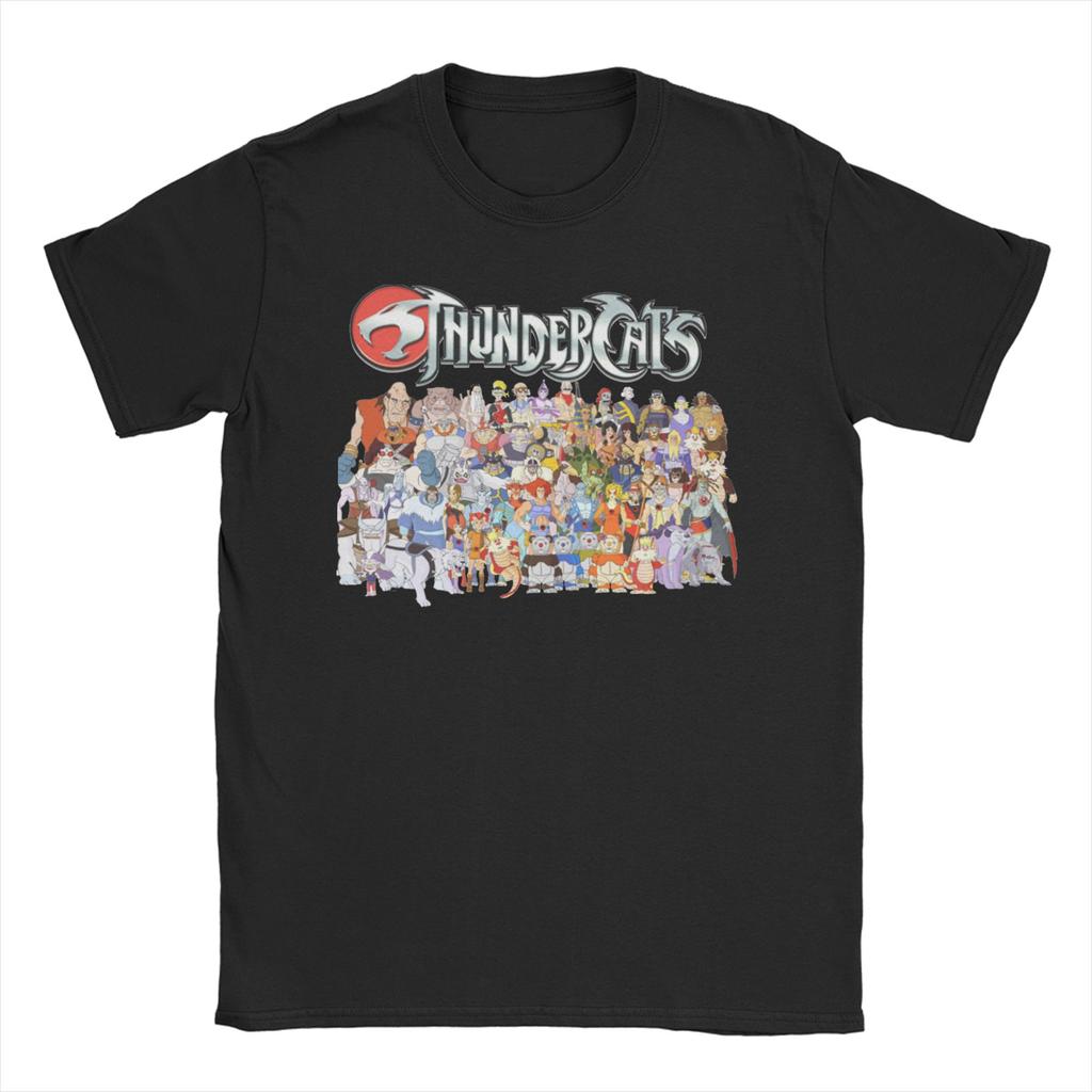 Comedy Film Logo 80s Lion Animated  for Men Women T Shirts Thundercats Tees Round Neck TShirt Cotton Birthday Gift Clothing