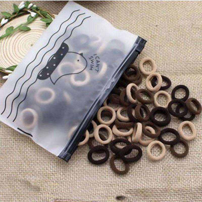 Koreanische Elastische Kleine Gummibänder: Kinderfreundliche Haargummis für Mädchen & Frauen. Süß, bequem und ideal für jede Frisur.