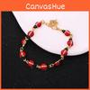 Creative Cute Colorful Ladybug Pendant Hand Chain With Handcrafted Metal Jewelry For Travel Gift