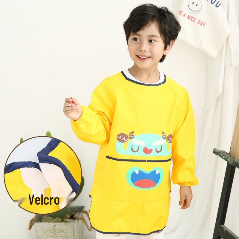 Waterproof Long Sleeve Baby Bib & Kids Painting Apron