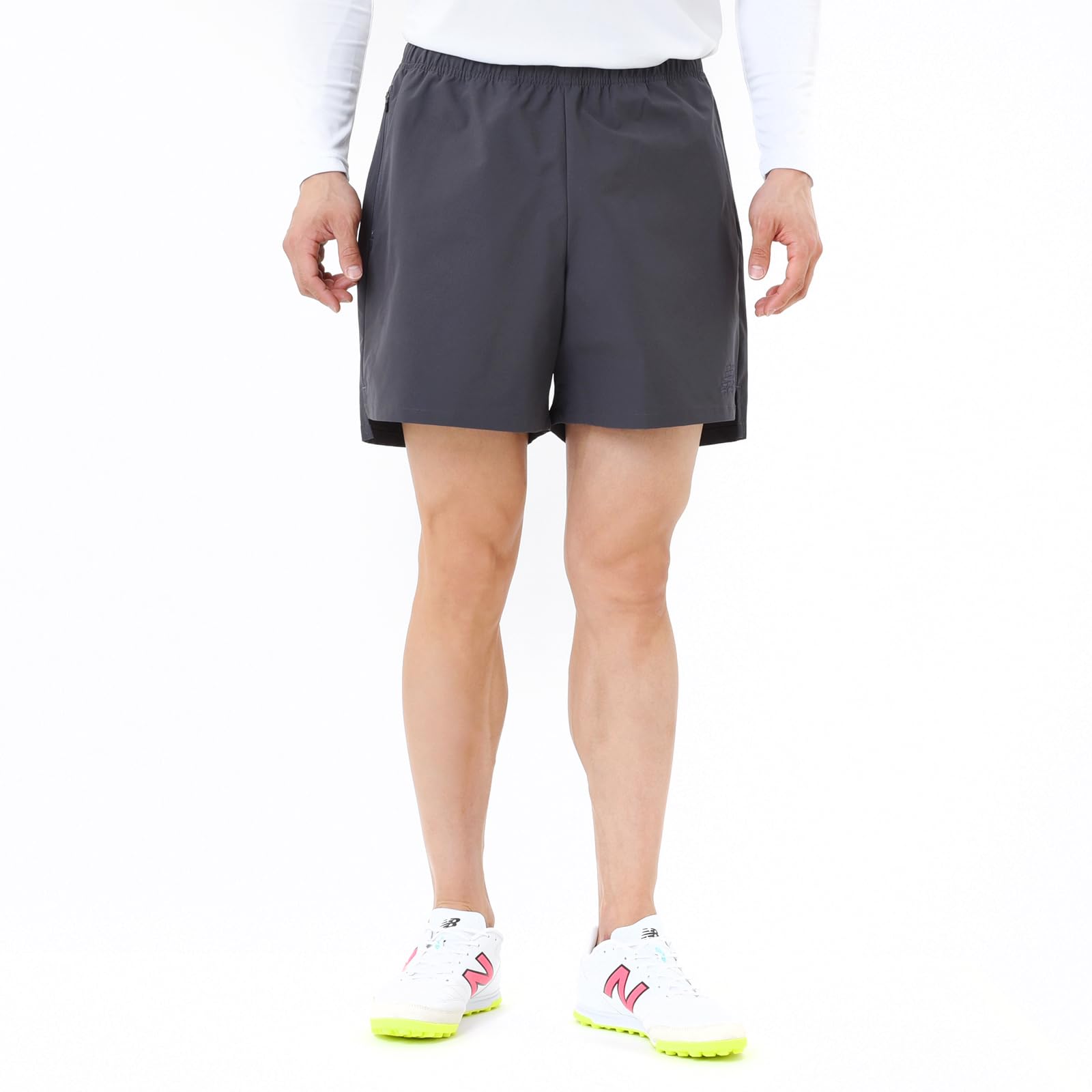 

Детская трикотажная куртка на молнии New Balance Детский футбол ABJ45290 CHC 130 (ABJ45290) (Угольно-серый)