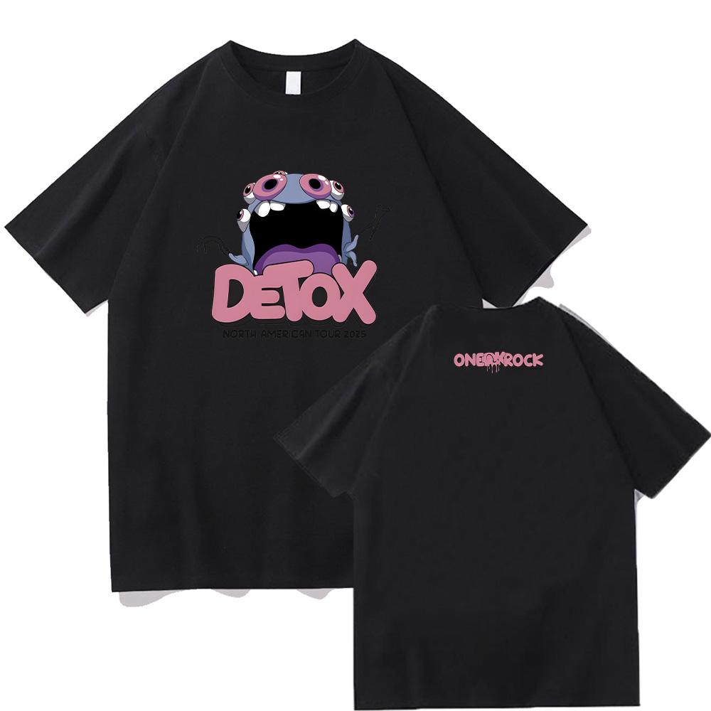 Rock Band ONE OK ROCK Monster Tee NORTH AMERICAN TOUR 2025 Clothing Men Women Fashion Hip Hop T-shirts Cotton Casual Streetwear