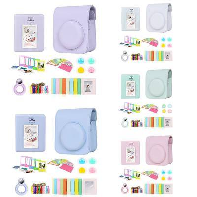 Instant Camera Accessories Camera Case+Album+Frames+Mirror+Filters+Sticker for Fujifilm Instax Mini 12 Instant Camera