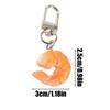 Food Keychain Charm Women Keychain Imitation Shrimp Fake Shrimp Keychain Key Ring Pendant Creative Keyring Fun Cute For Car Key