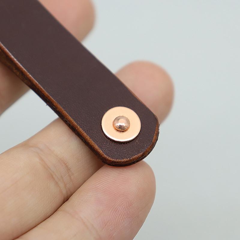 10 sad Nýtované Měděné nýty pro kůži s podložkami pro DIY nýtování DIY Vintage kožené zboží