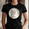 T-Shirt Frauen Perserkatze mit Löwenzahn Motiv Baumwolle Größe XS bis 3XLWird in neuem Fenster oder Tab geöffnet