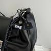 Fashion Keychain Bag Charm Enhancing Style with Practical Alloy and Leather Bags Pendant for Daily Commute or Travel